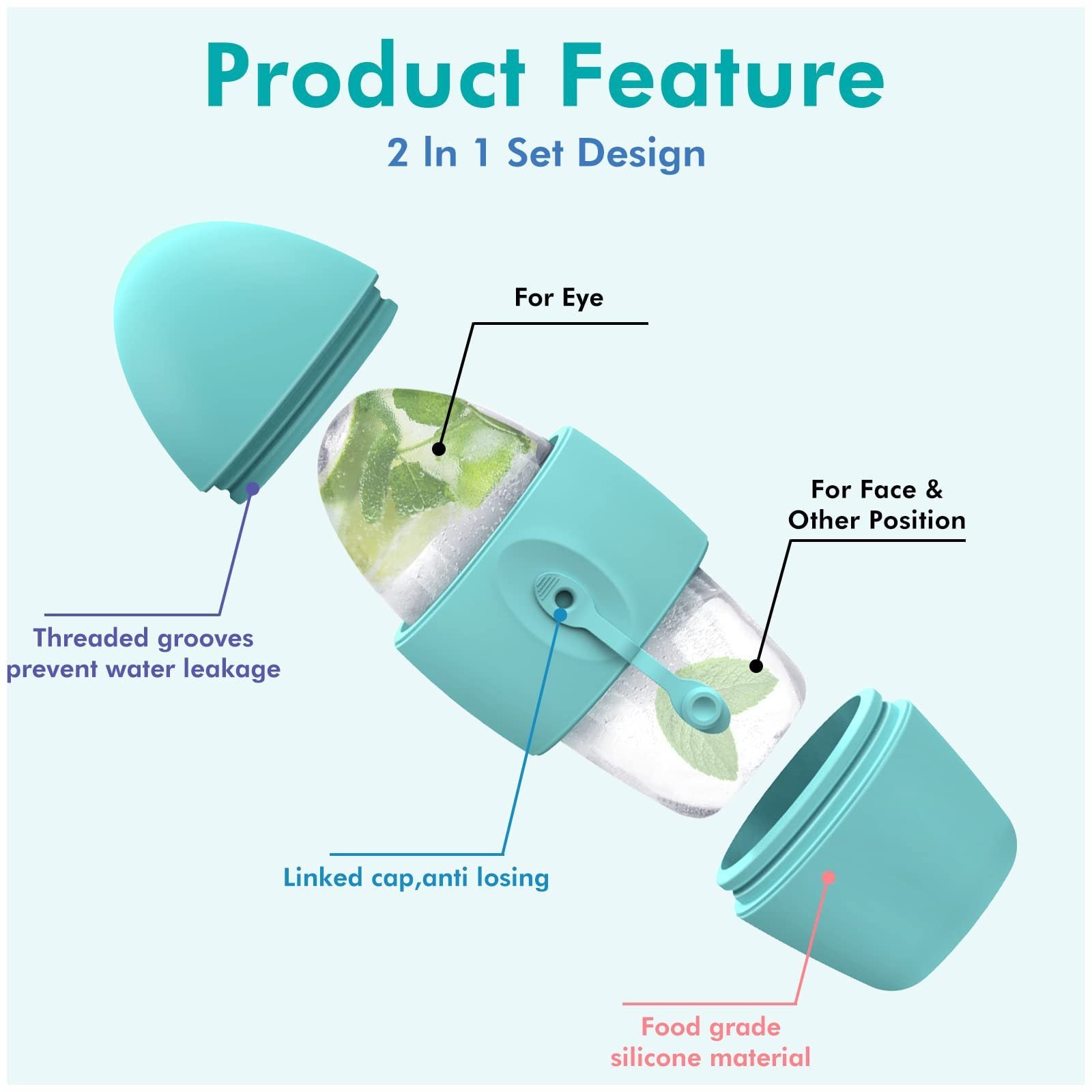 Silicone Face Ice Roller